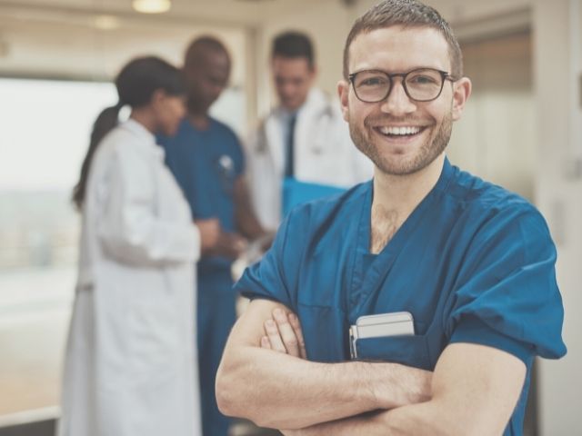 smiling nurse