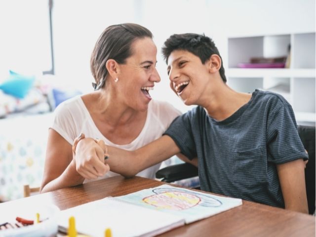 developmental disability nurse and patient