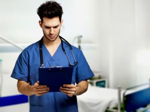 male nurse at work