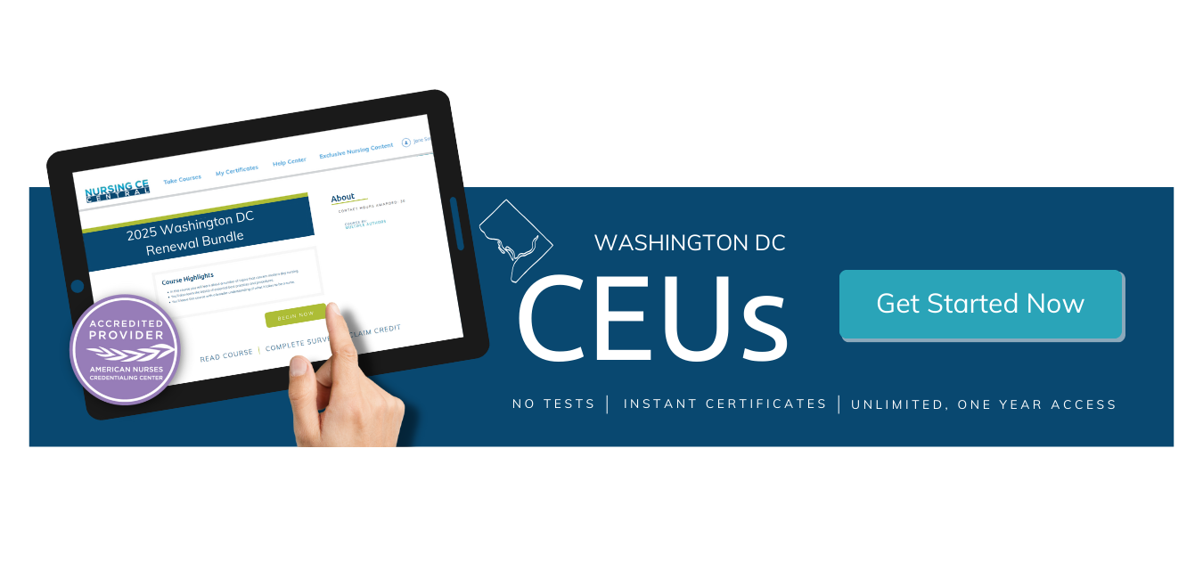 washington dc nursing ceus